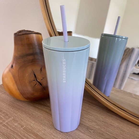 Starbucks Lilac Ombré Metal Tumbler