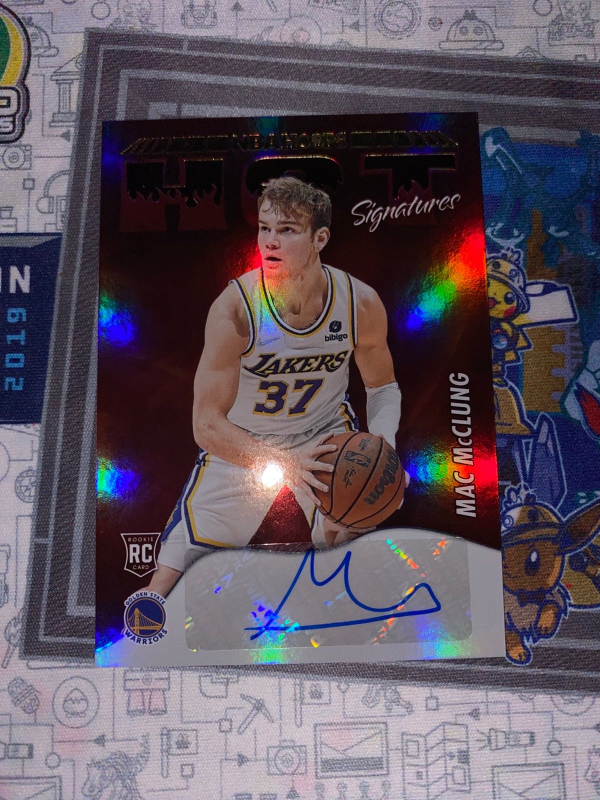 Panini 2022 Hoops Mac Mcclung rookie auto
