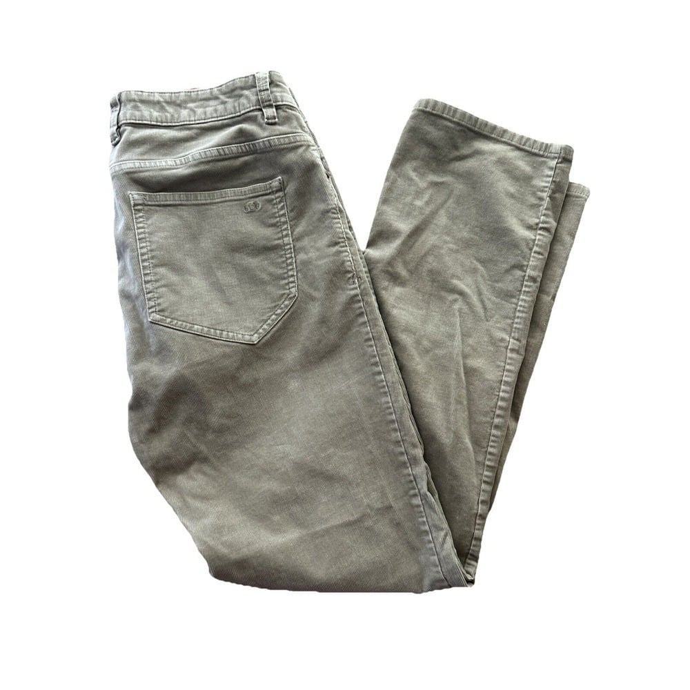 Stio Men's Rivet Cord Beige Corduroy Straight Leg Pants Size 35L x 33 Inseam