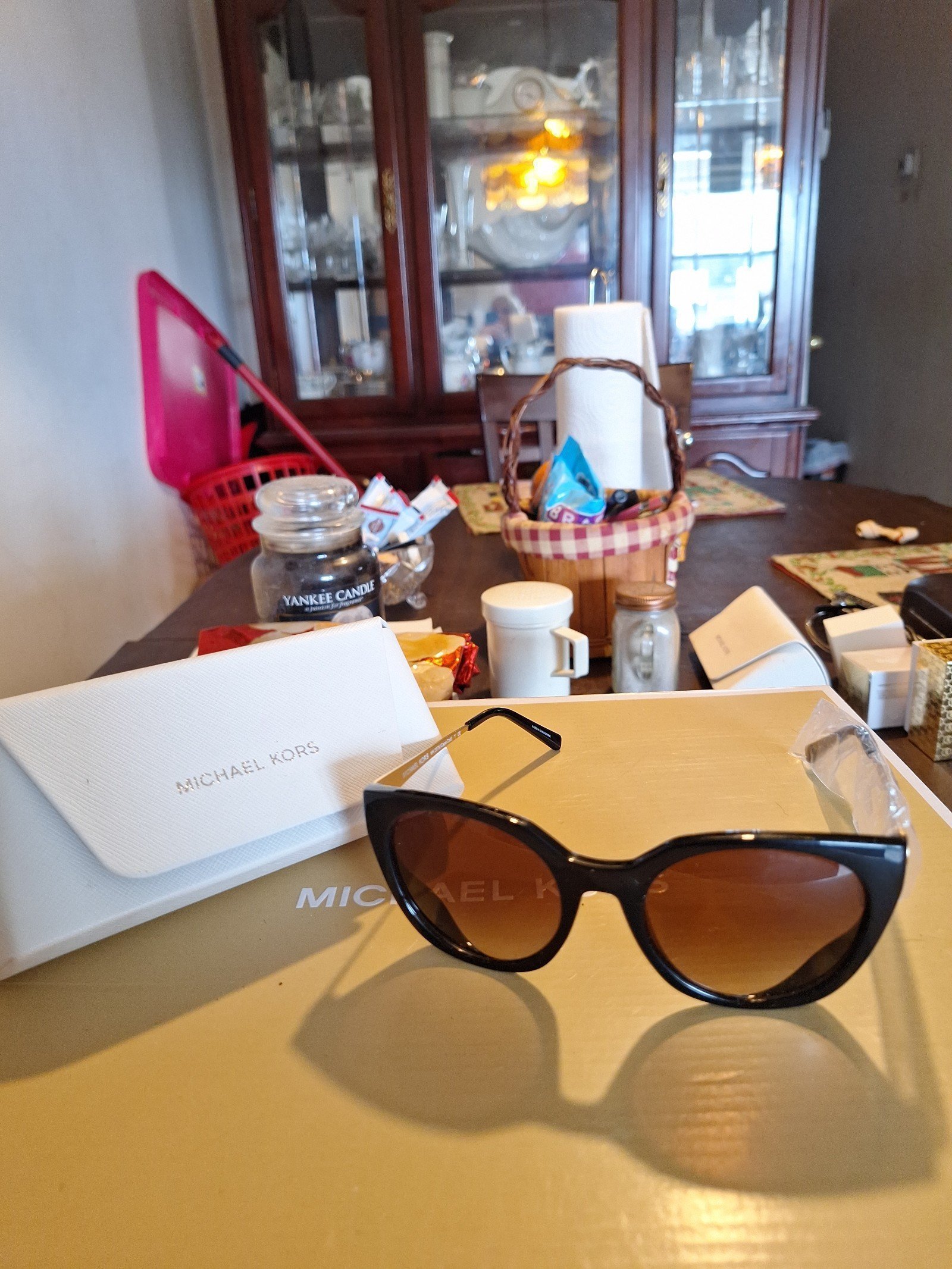 Michael Kors Cape Cod Mk 2078 Brown Gold Sunglasses New