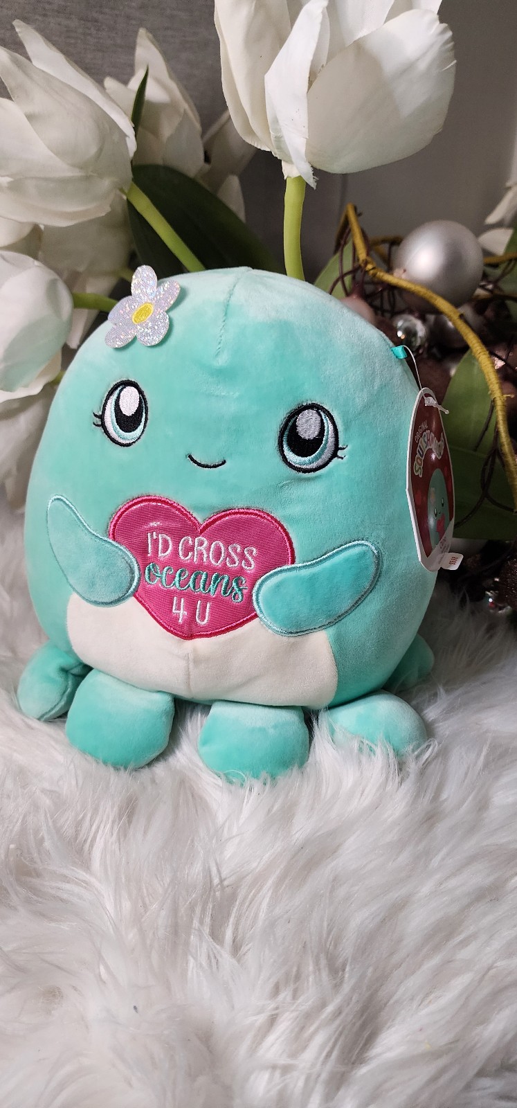 •NWT•Olina The Octopus 16” Squishmallows Official Valentines Day Squad ‘22