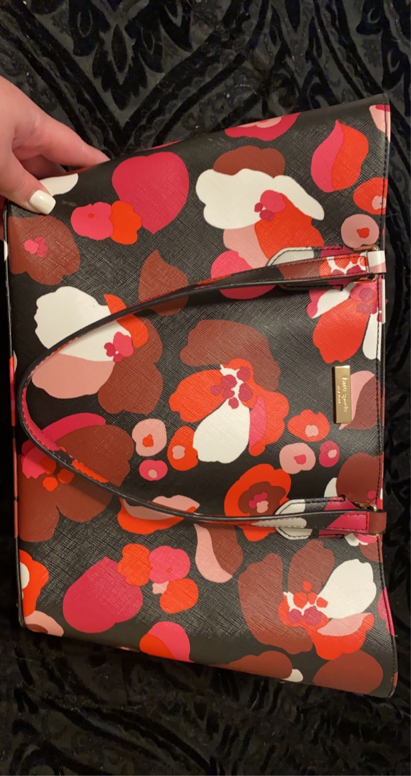 Kate Spade floral tote bags
