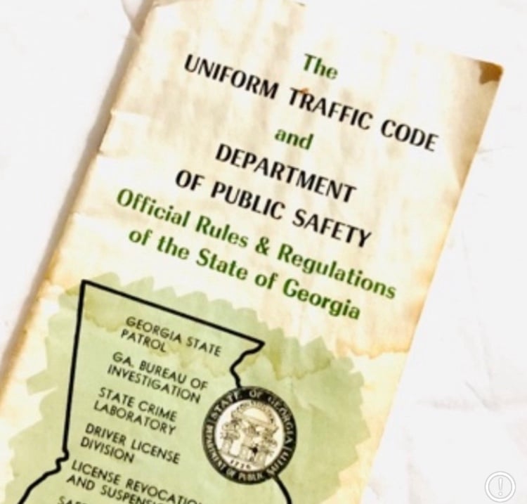 Vintage Traffic Code Brochure
