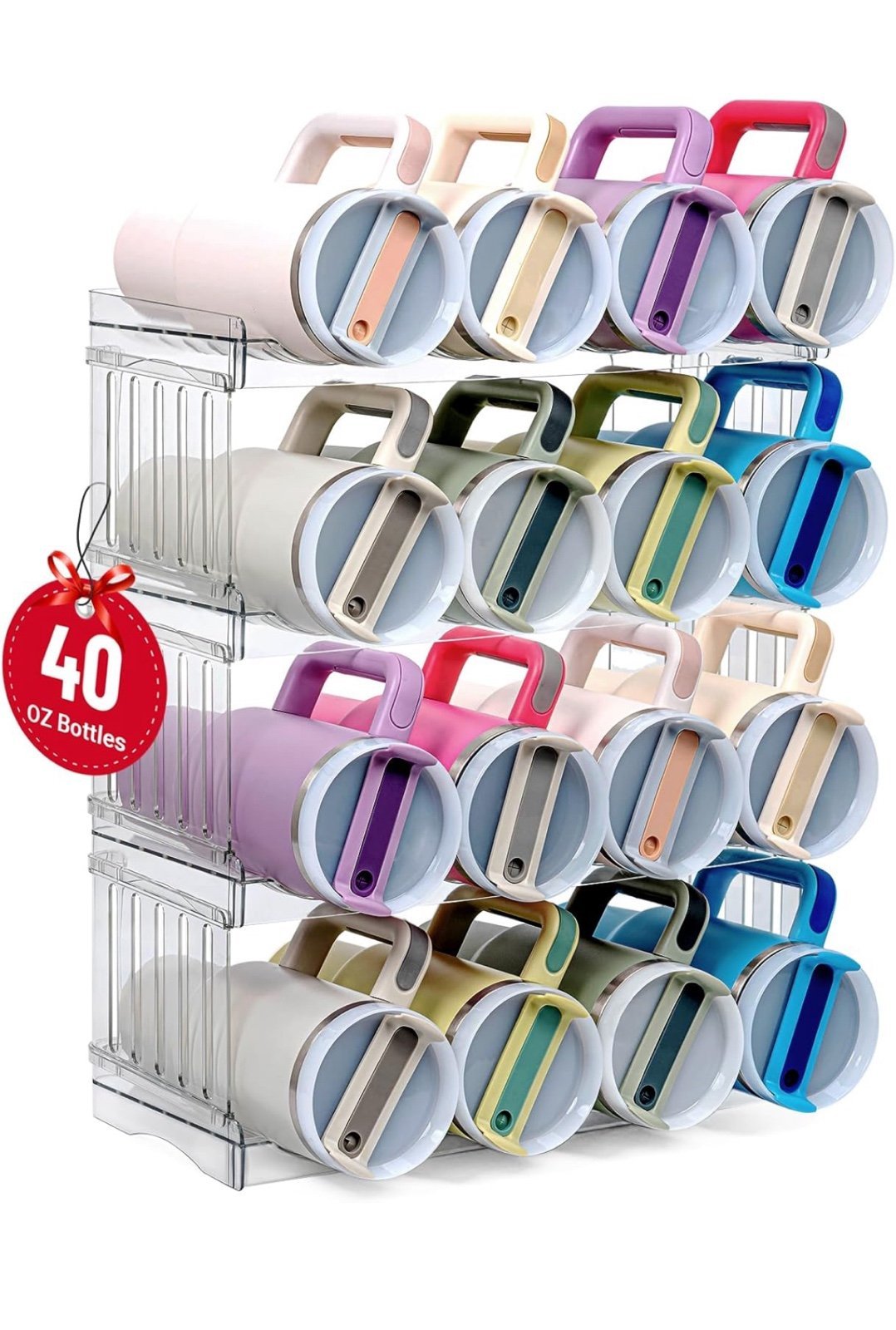 Water Bottle Organizer for Full Stanley 40 oz Tumbler with Handle