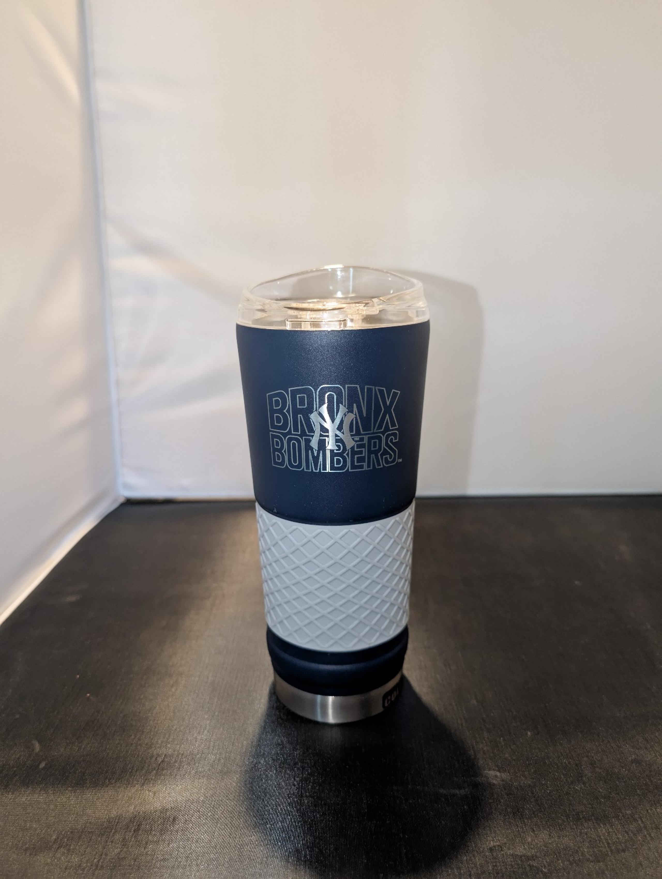 New York Yankees MLB Stainless Steel Travel Tumbler Draft 24oz. Bronx Bombers
