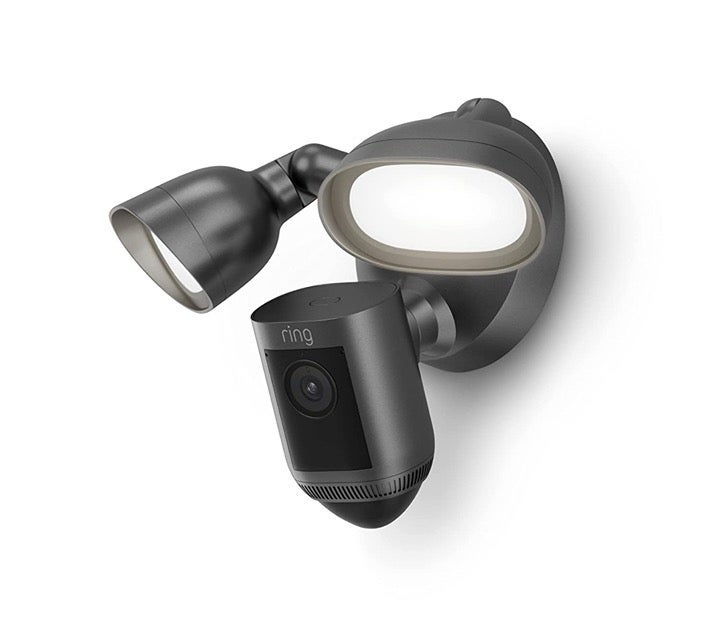 Ring Floodlight Cam Wired Pro with Bird’s Eye View and 3D Motion Detection, Grap