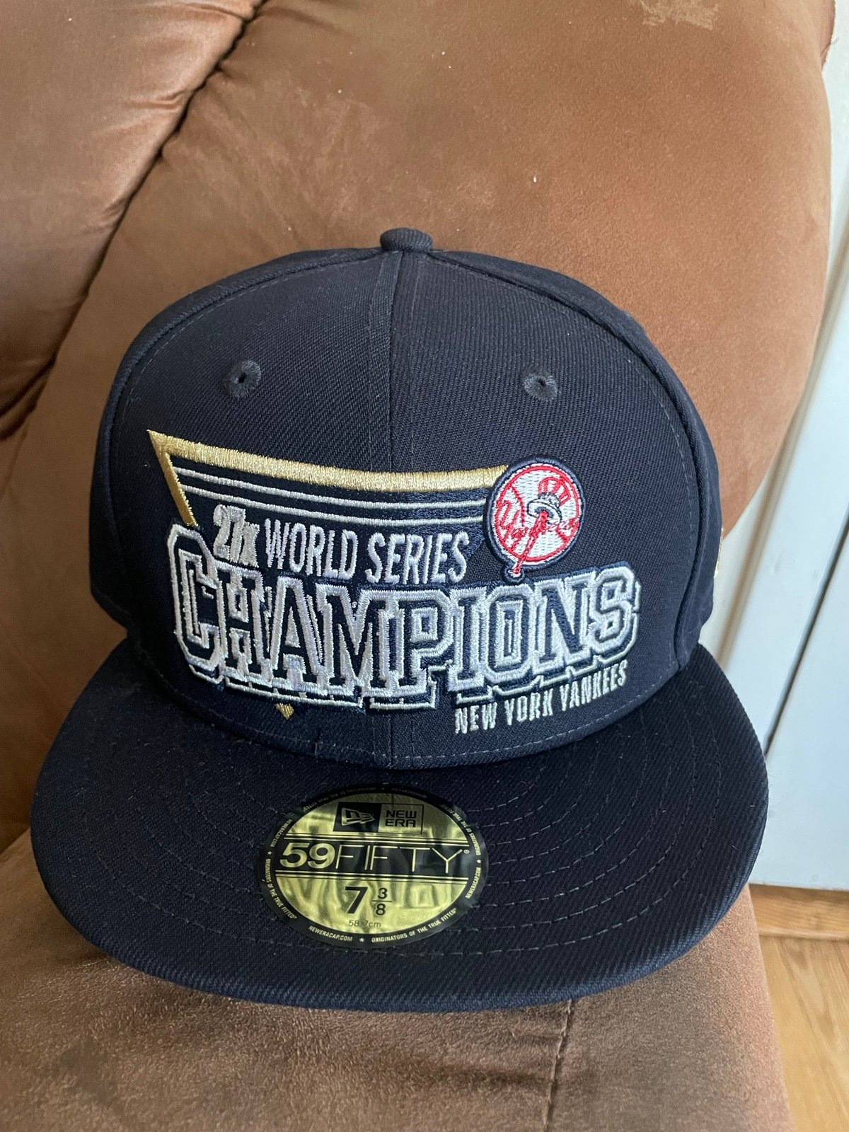 New York Yankees New Era MLB 27x champs fitted hat 7 3/8