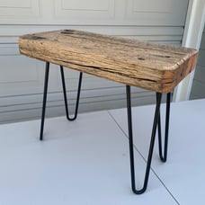 Handmade custom stools, benches and tables