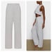 NEW Skims Men Women Loungewear Boyfriend Loose Pant Light Heather Grey Large
