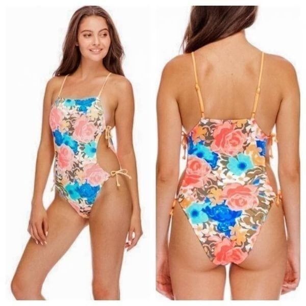 Body Glove Women’s Coastal Charm One Piece Swimsuit In Multi Sz M
