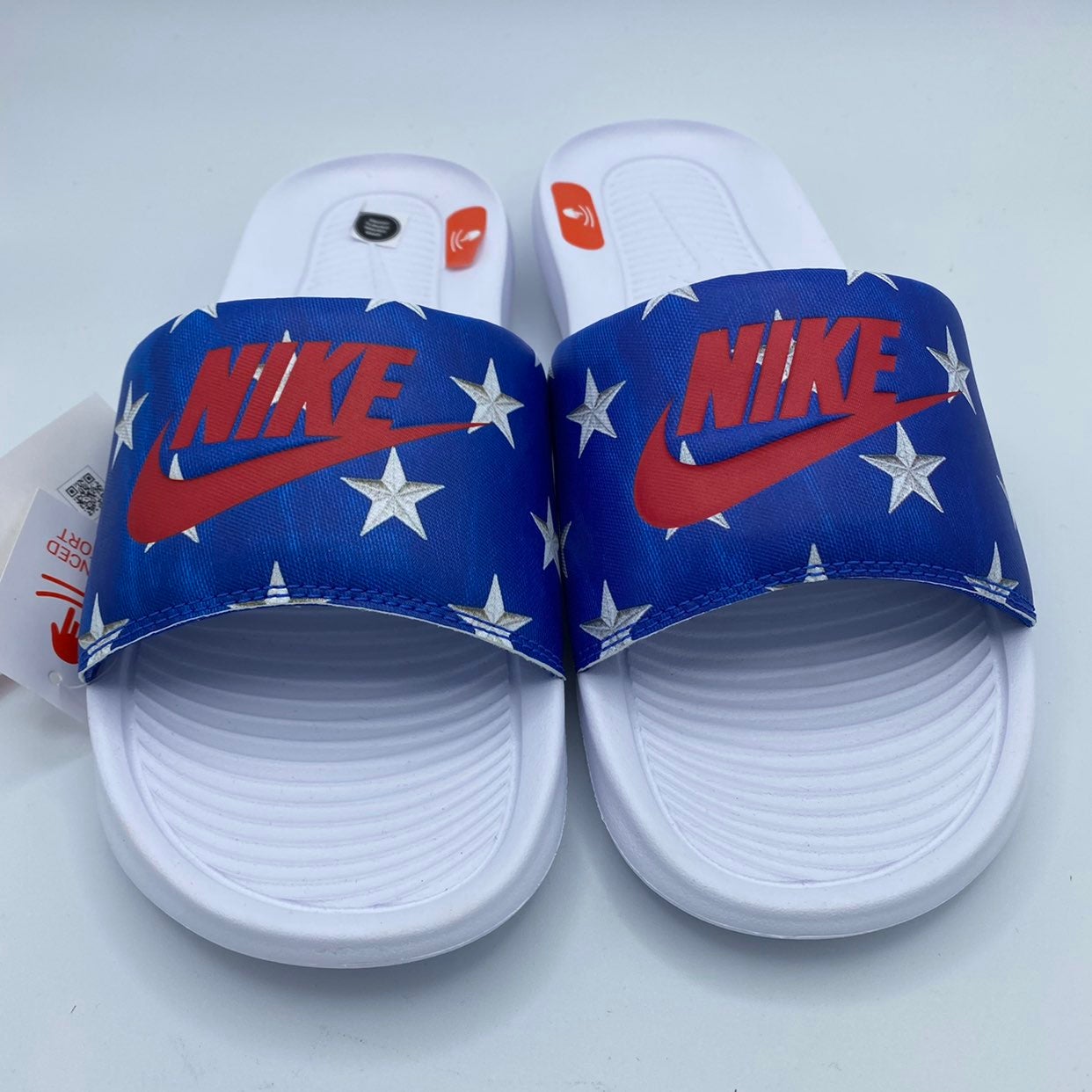 Nike Victori One Print Unisex Adult Sandals Slippers Slides Flip-Flops USA Sz 9
