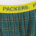 VTG Bottom Drawer Green Bay Packers Women Extra Large Green Plaid Pajama Pants