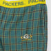 VTG Bottom Drawer Green Bay Packers Women Extra Large Green Plaid Pajama Pants