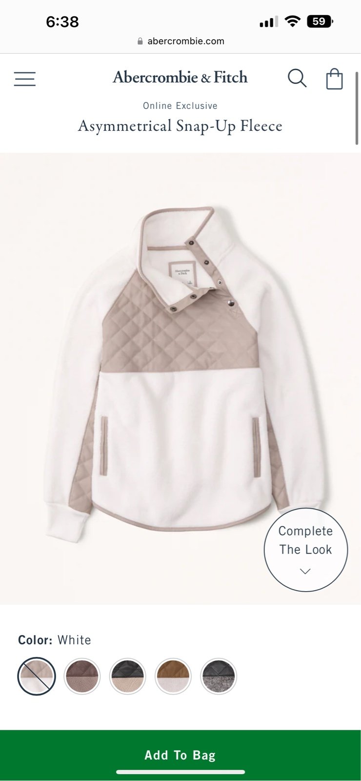 Abercrombie and Fitch Fleece
