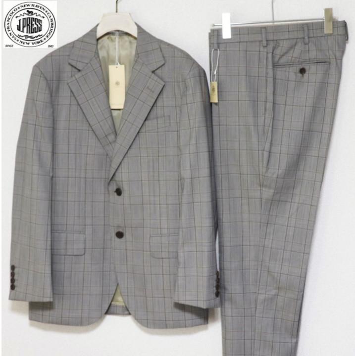 ## 91,300 Yen Brand New with Tag 【J.PRESS】 Checked Suit Navy A5 (w78)
