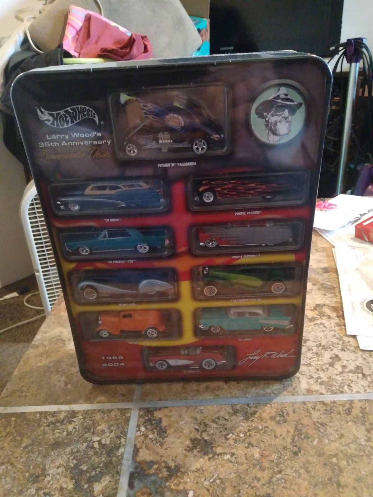 Larry wood hotwheels collectors set .