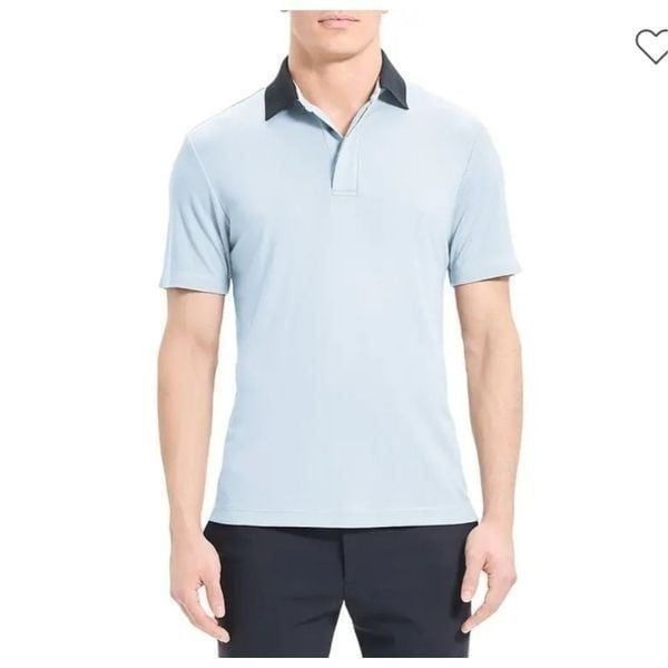 Theory Men’s Kayser Modal Jersey Polo In The Color Ice