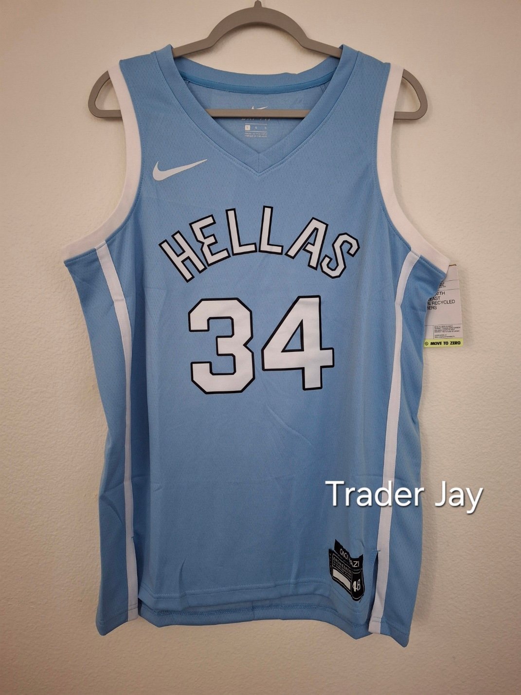 Greece Olympic Jersey Giannis basketball Hellas