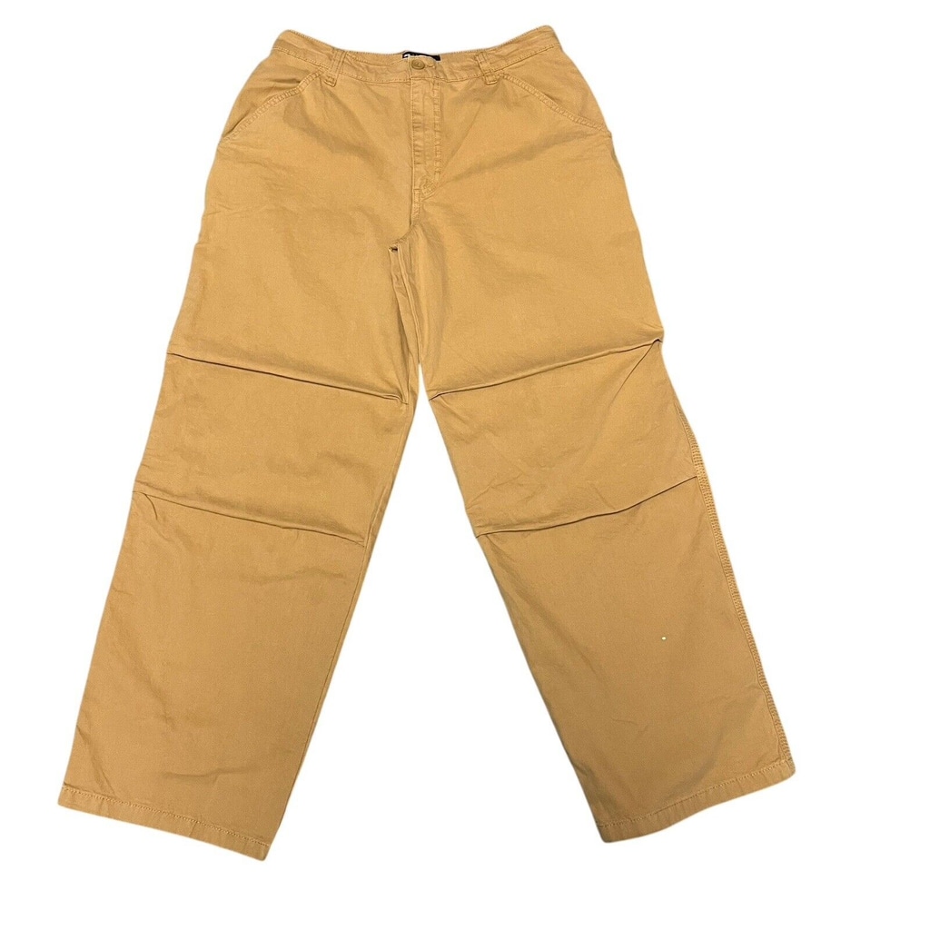 ASOS Design Womens Tan Slouchy High Rise Cargo Pants Size 8 NWT
