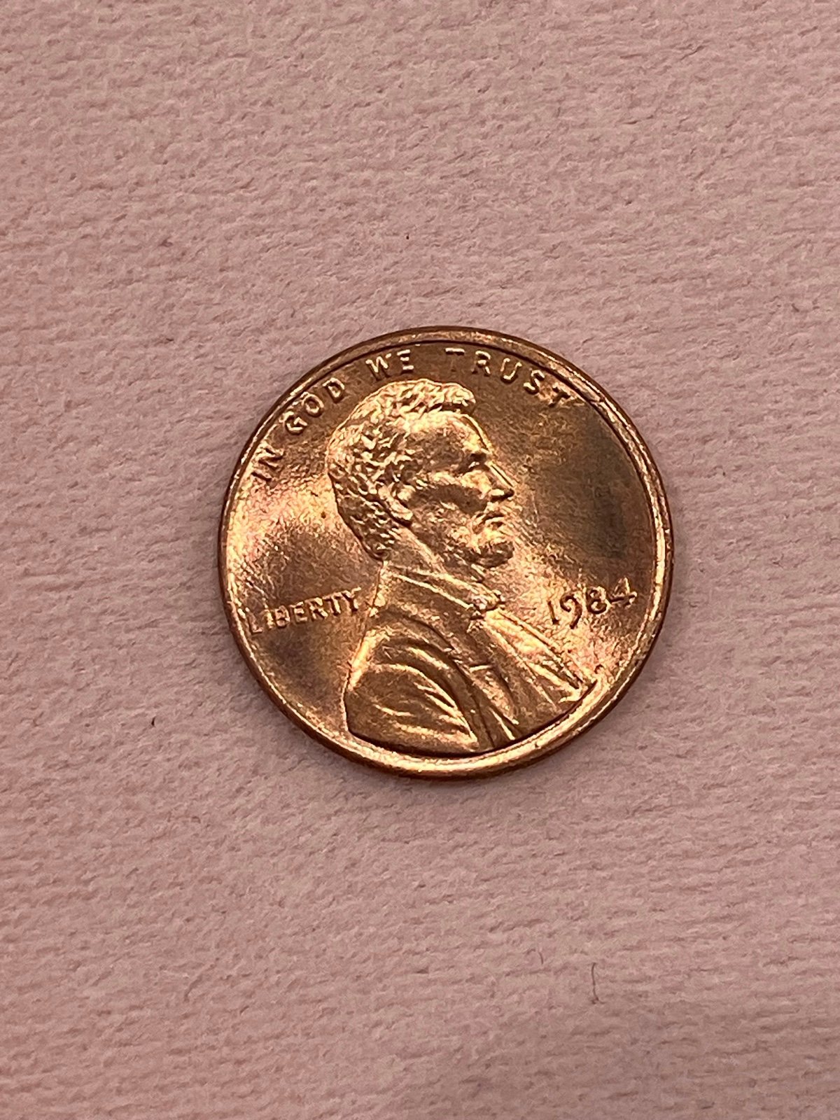 Practically flawless 1984 Lincoln memorial cent penny! High grade potential! 1C