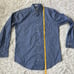 PETER MILLAR Men’s Camley Performance Poplin Sport Shirt in Nordic blue Medium