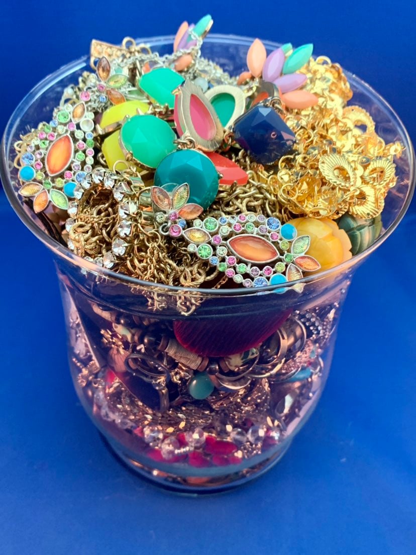 Jewelry maker, repurpose crafting jar