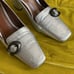 Coach Jade Metallic Heeled Loafers