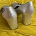 Coach Jade Metallic Heeled Loafers
