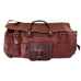 MENS RARE VINTAGE LEATHER DUFFLE BAG WITH SHOULDER STRAP