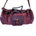 MENS RARE VINTAGE LEATHER DUFFLE BAG WITH SHOULDER STRAP