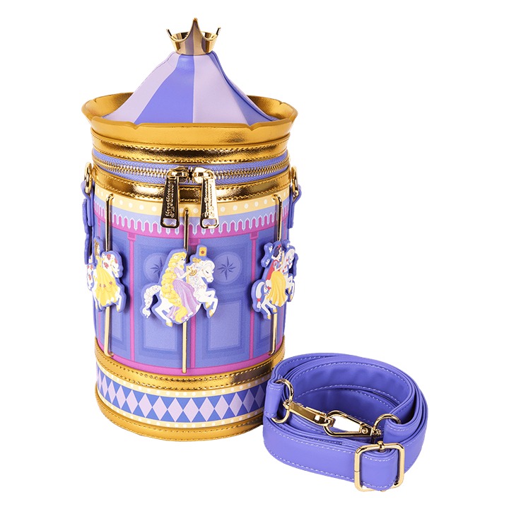 NEW! Disney Princess Exclusive Carousel Figural Crossbody Bag