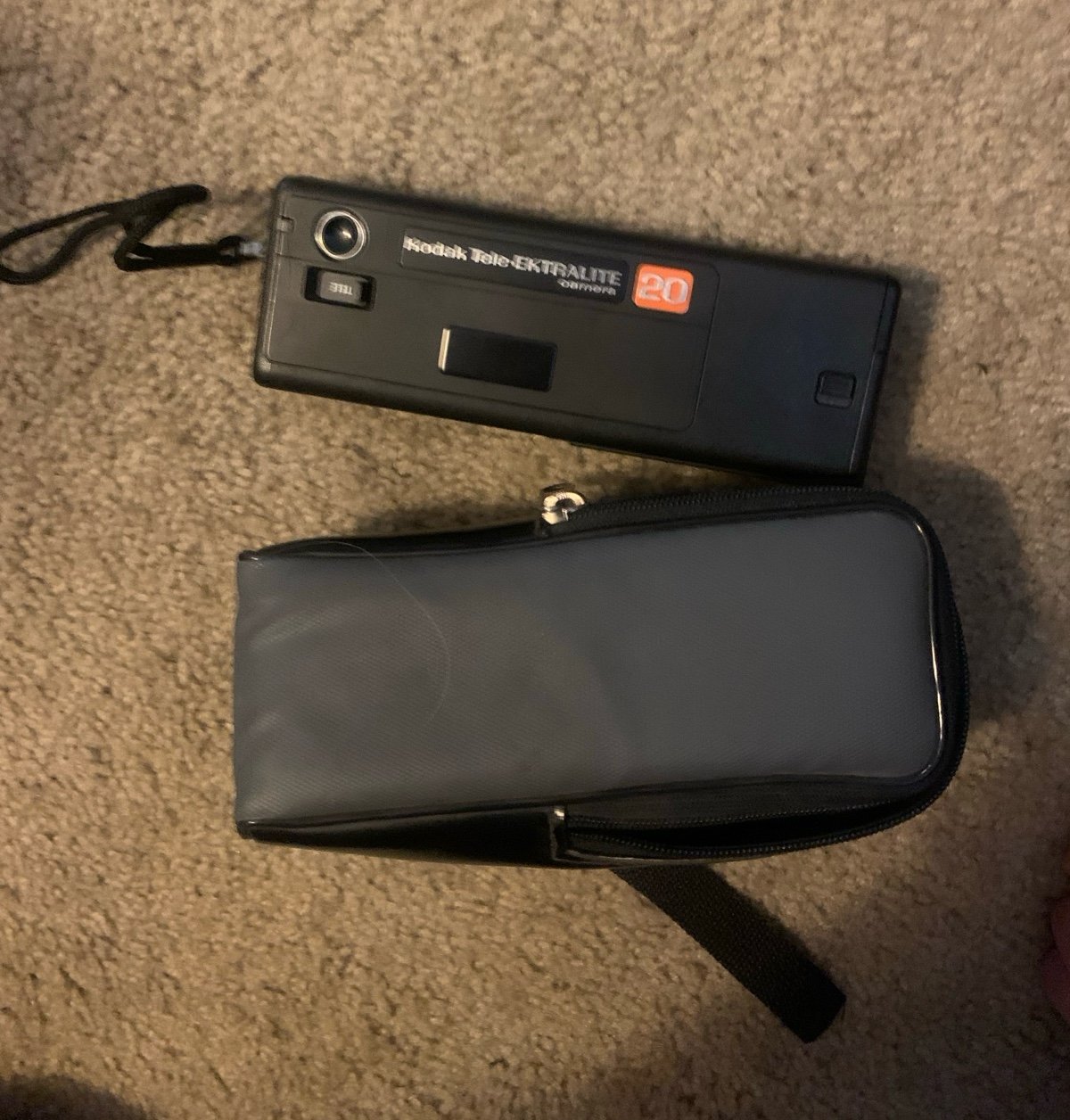 Vintage Kodak Tele-Ektralite Film Camera 22-44mm Lens w case!