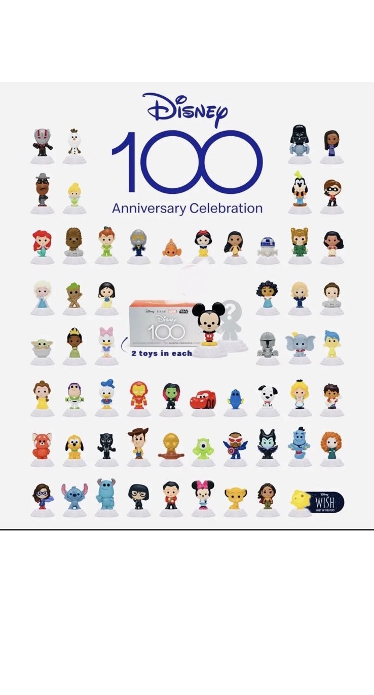 2023 McDonalds Disney 100 Happy Meal Toys COMPLETE SET OF 62, Will separate