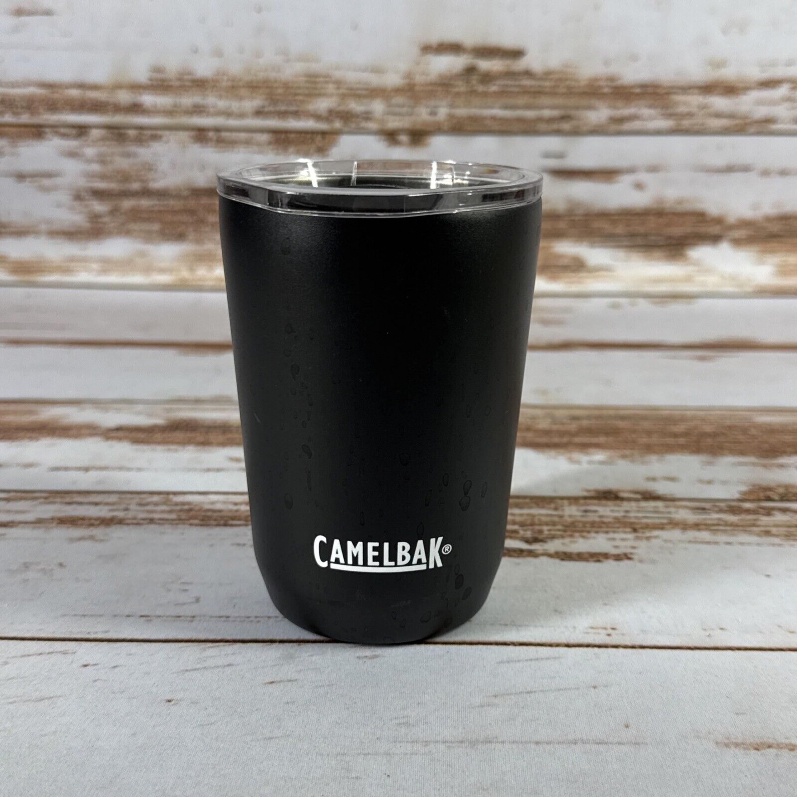 CamelBak - Horizon Insulated Stainless Steel Tumbler, Tri-Mode Lid, Black, 12oz