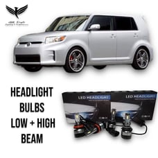 2008-2015 Scion XB Headlights LED Bulbs KIT H11 9005 Low + High Beam 48,000Lms