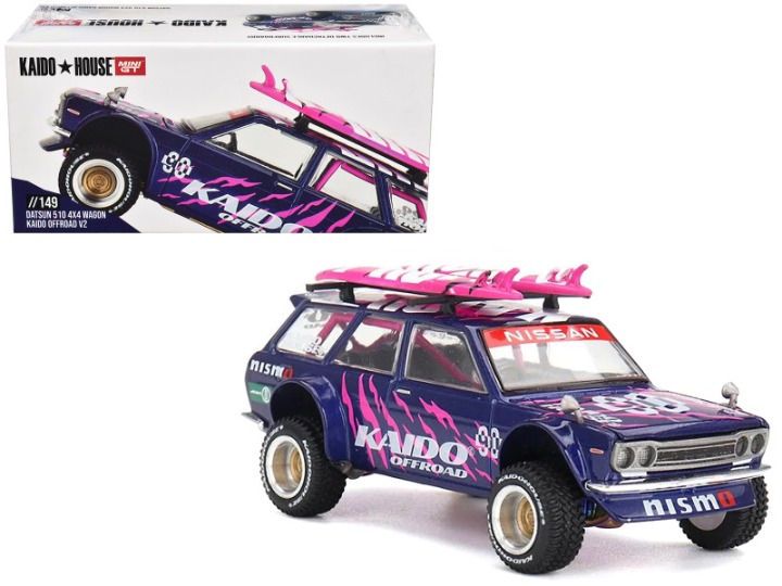 Datsun Kaido 510 Wagon 4x4 RHD (Right Hand Drive) #90 "Kaido Offroad V2" Purple