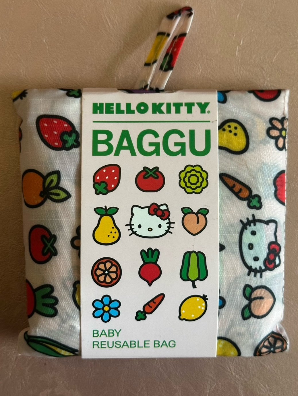 Baggu hello kitty fruits and veggies grocery bag