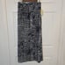 Michael Kors Sz Med Black & White Long Fully Lined Gathered Maxi Skirt RP 99.50
