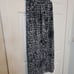 Michael Kors Sz Med Black & White Long Fully Lined Gathered Maxi Skirt RP 99.50