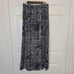 Michael Kors Sz Med Black & White Long Fully Lined Gathered Maxi Skirt RP 99.50