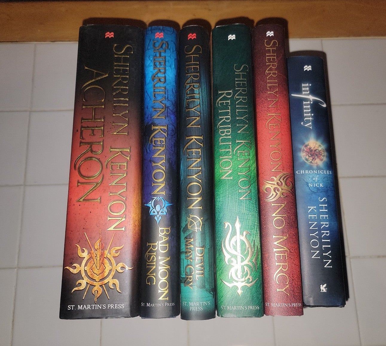 6 sherrilyn kenyon hardcover books