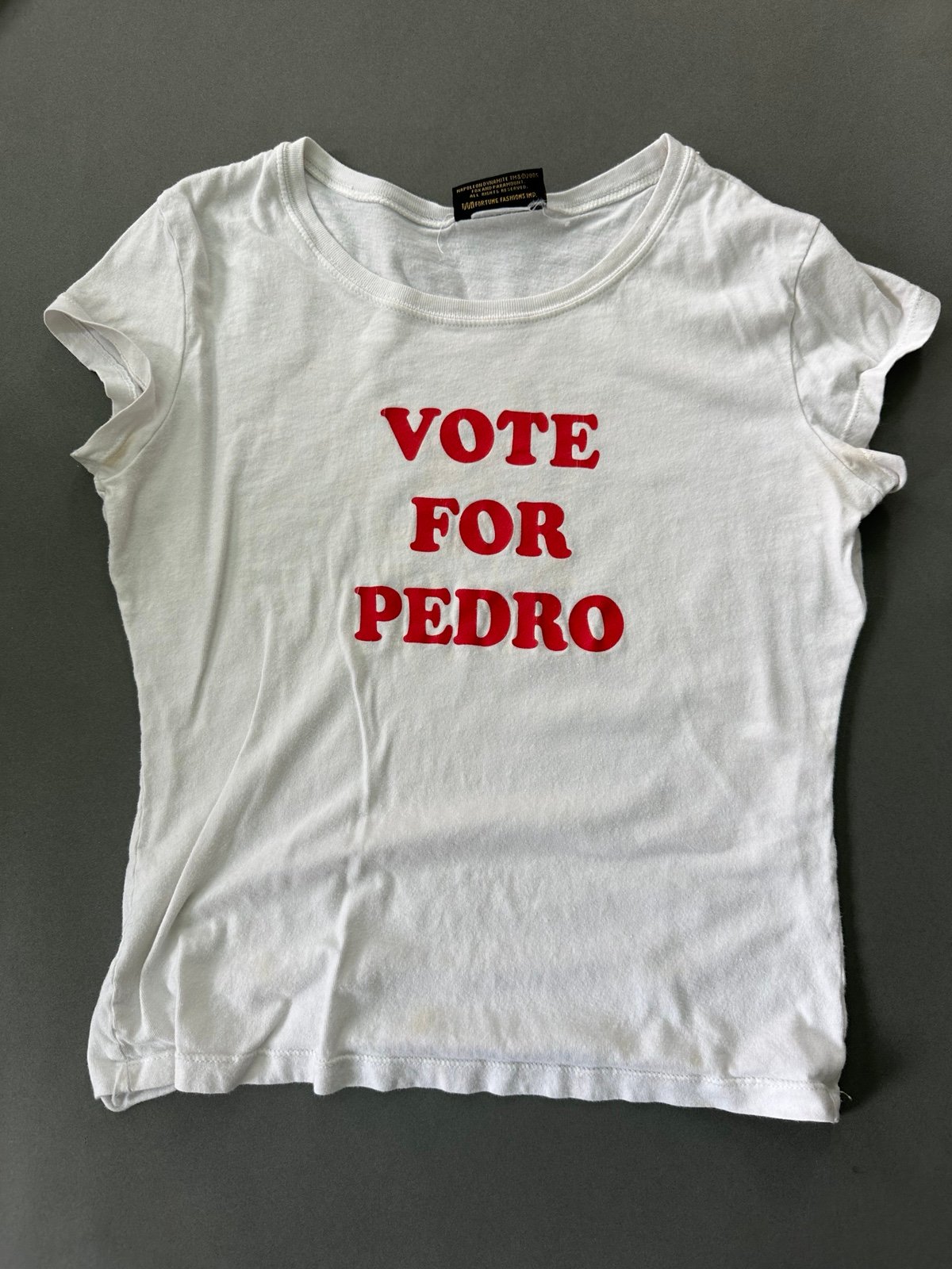 Vintage 2005 Vote for Pedro babydoll ladies tee