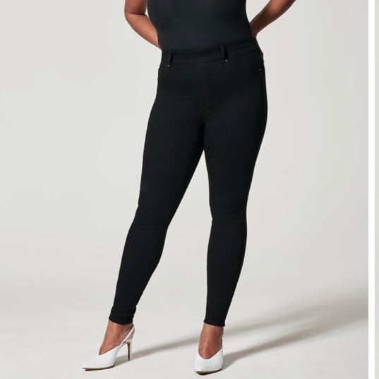 Spanx Ankle Skinny Jeans, Clean Black