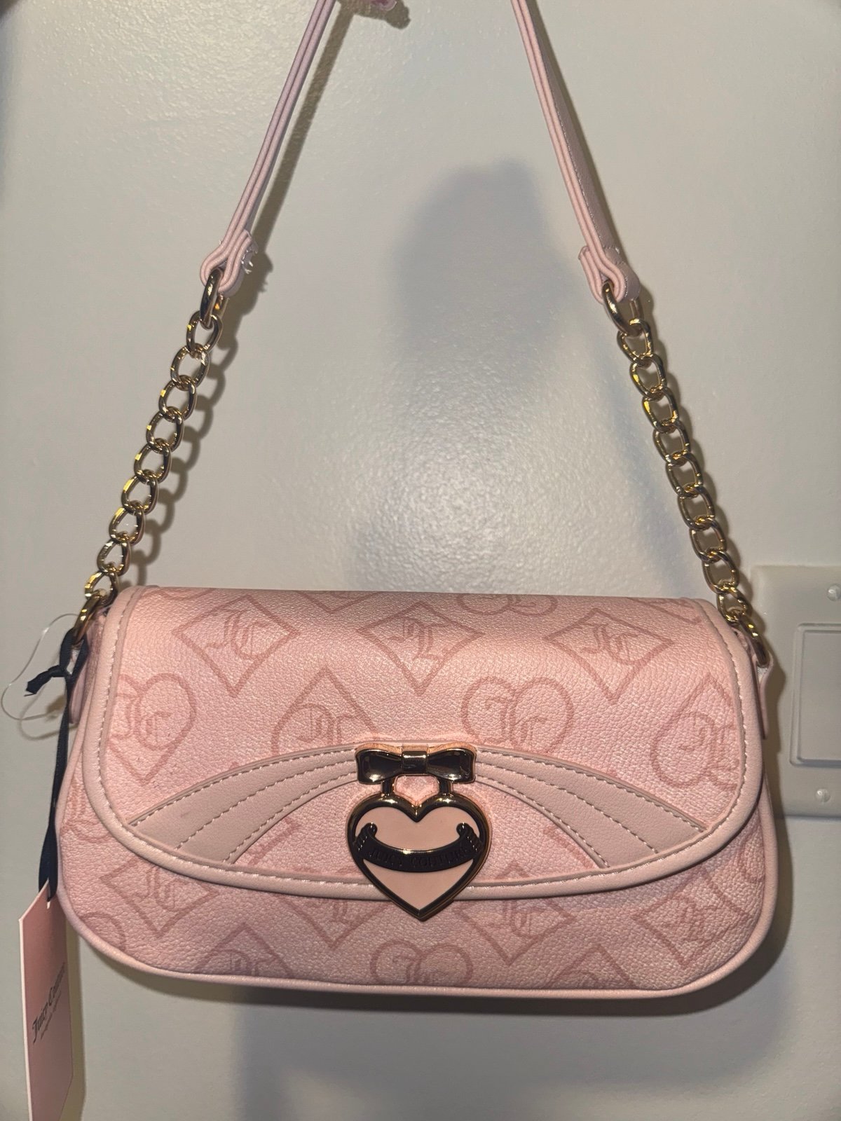 Juicy Couture Precious Moments Purse/Satchel GOLD