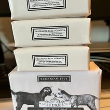Beekman 1802 Five Piece Fragrance Free Goat Milk Bar Soaps