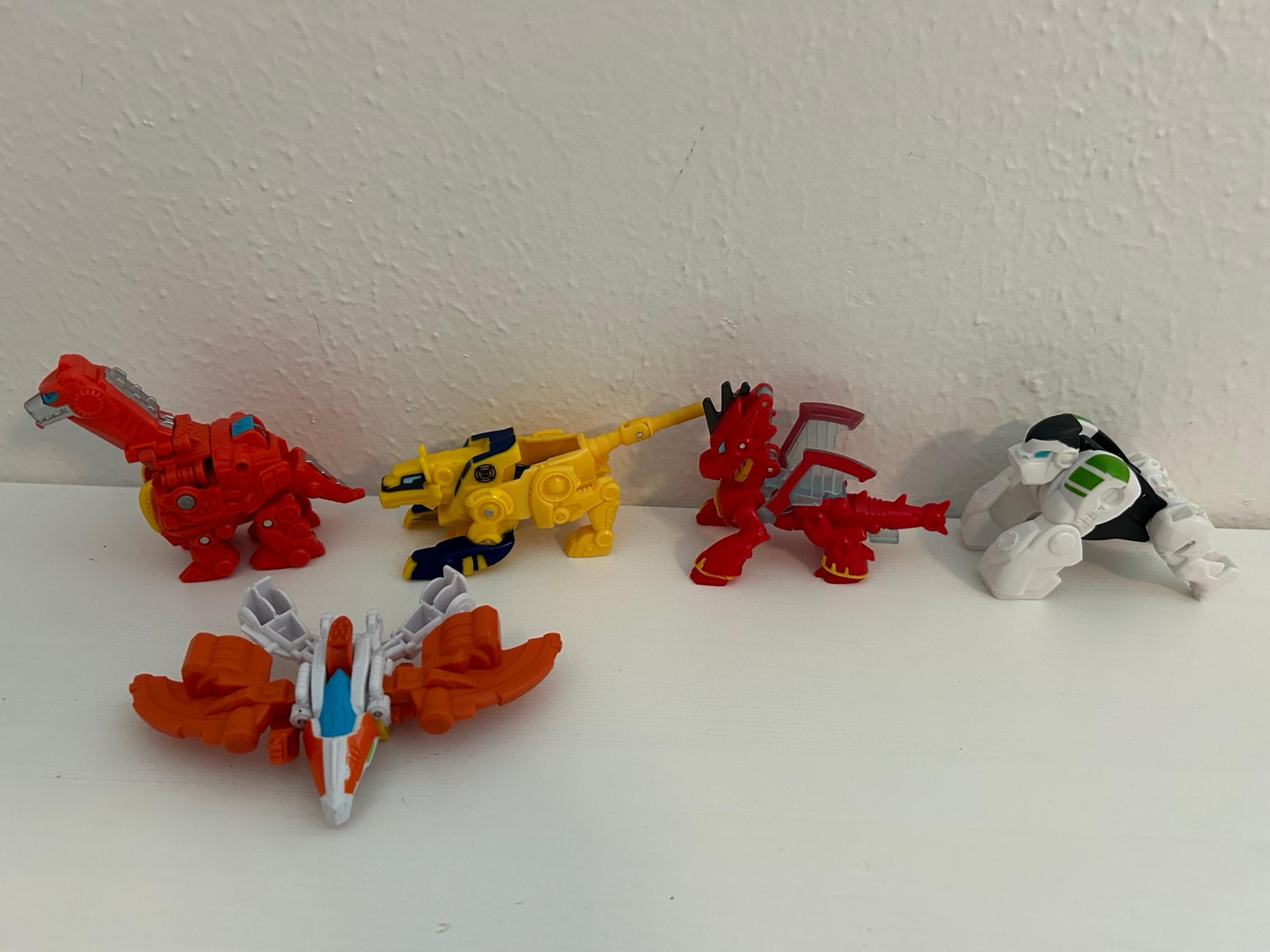Lot of 8 Playskool Rescuebot Transformers Mini-cons