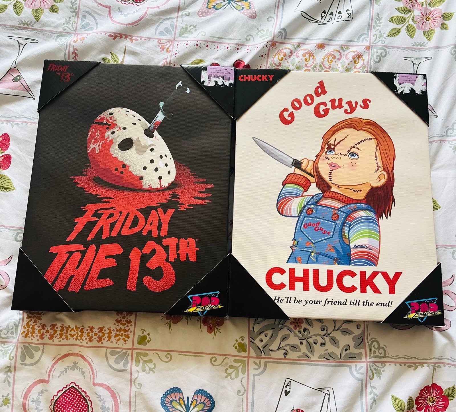 Horror/Scary movie canvas wall photos for home decor.