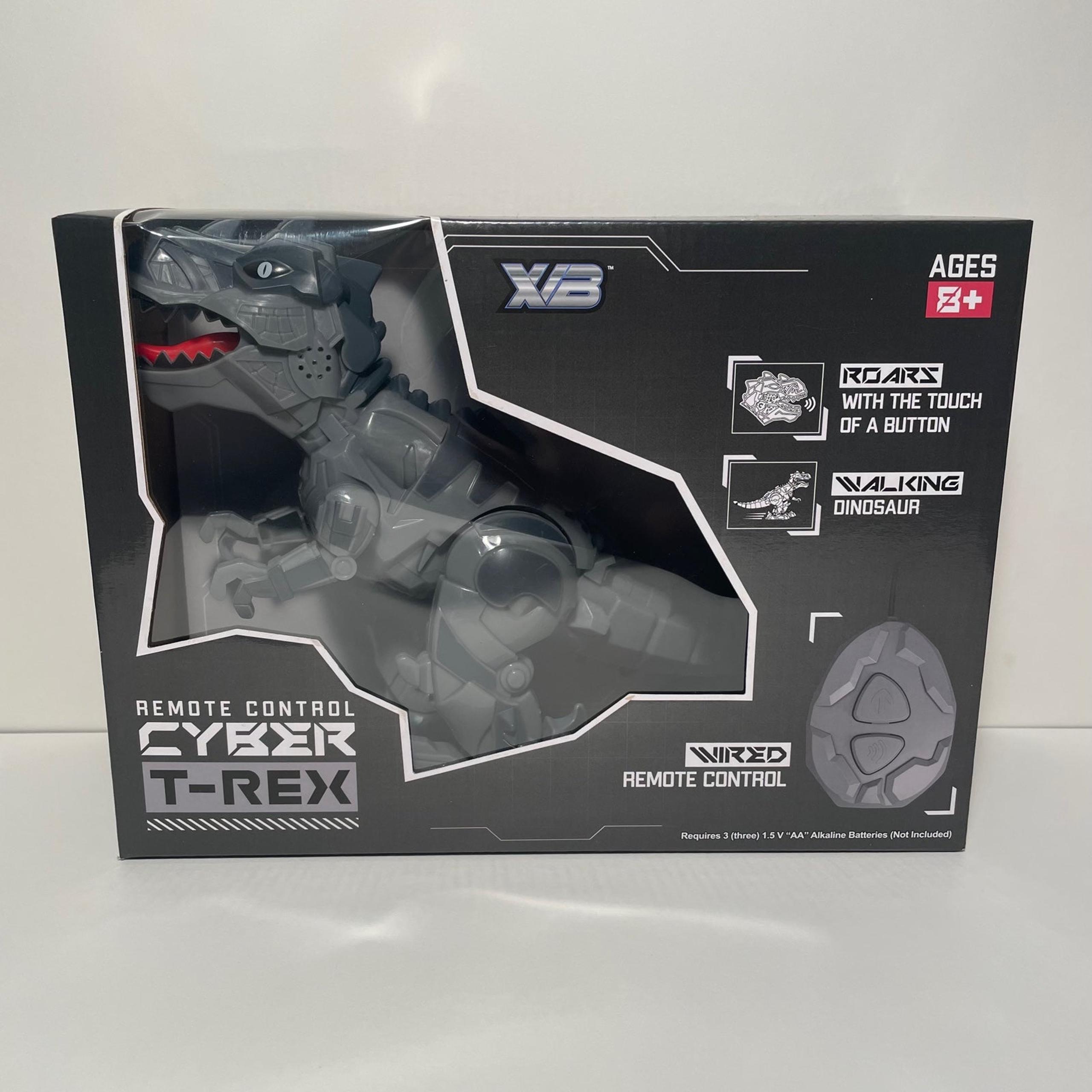 Remote control Cyber T-Rex Walks/Roars Dark Gray