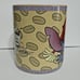 Rare Disney Stitch XL Mug Cup Mornings Aren't Pretty Coffee Yellow Blue Red