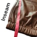 PAIGE Mayslie Jogger Vegan Leather Jeans - Size 10, Cognac color - Fall- NWOT